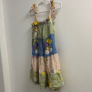 Alohiwai tiered dress with native Hawaiian flowers